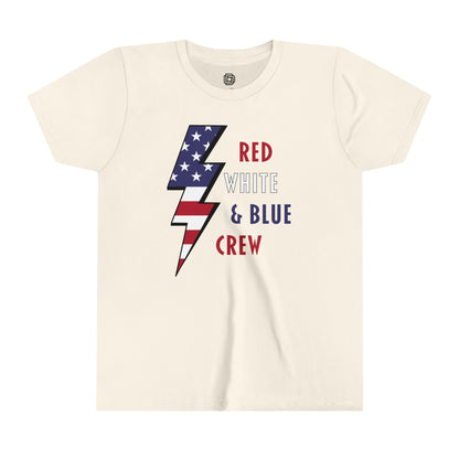 Red, White, & Blue Crew Youth Tee