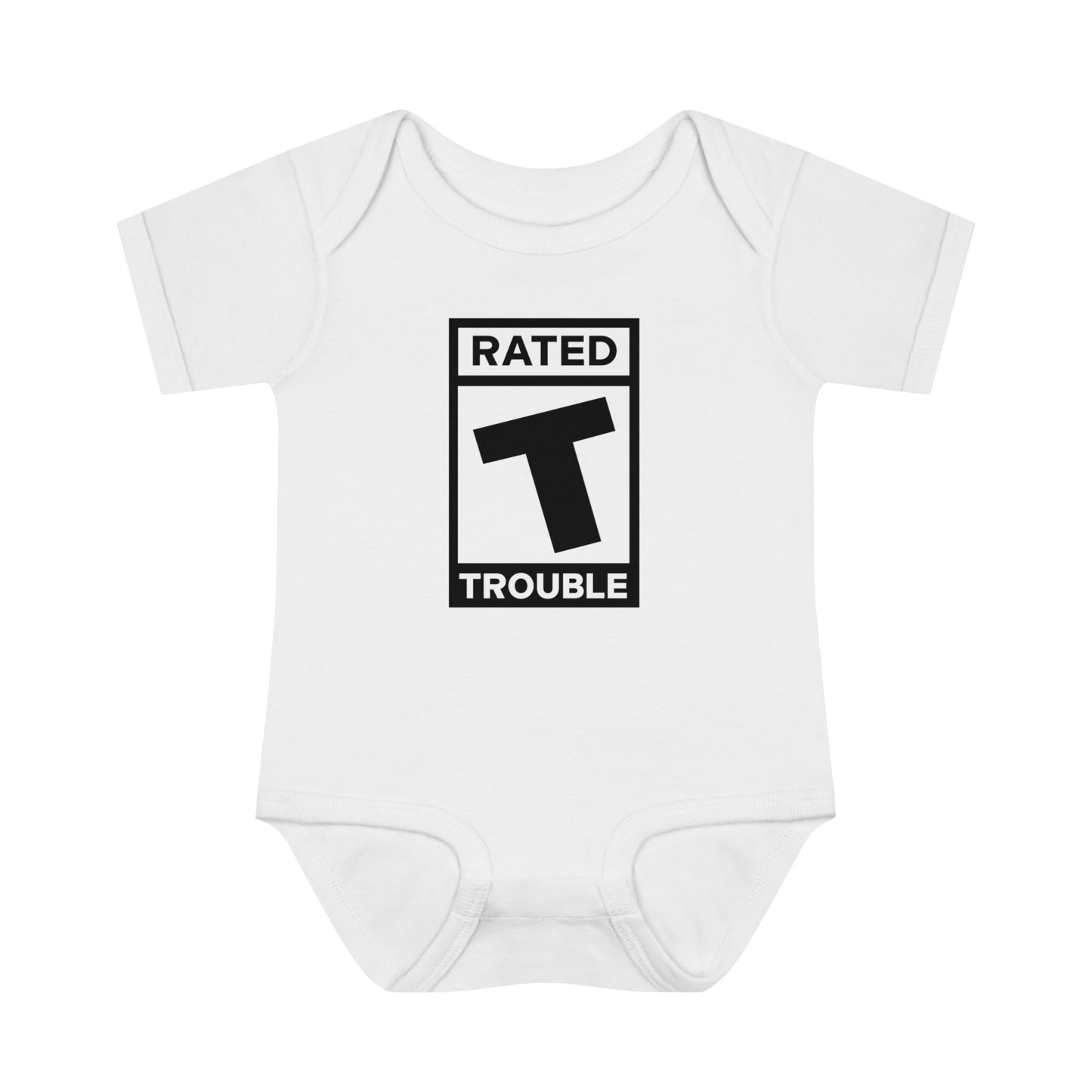 T for Trouble Baby Bodysuit