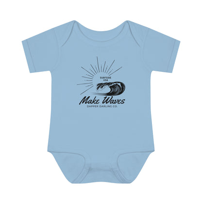 Make Waves Baby Bodysuit