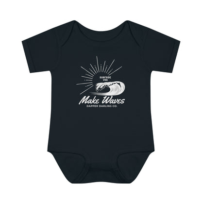 Make Waves Baby Bodysuit