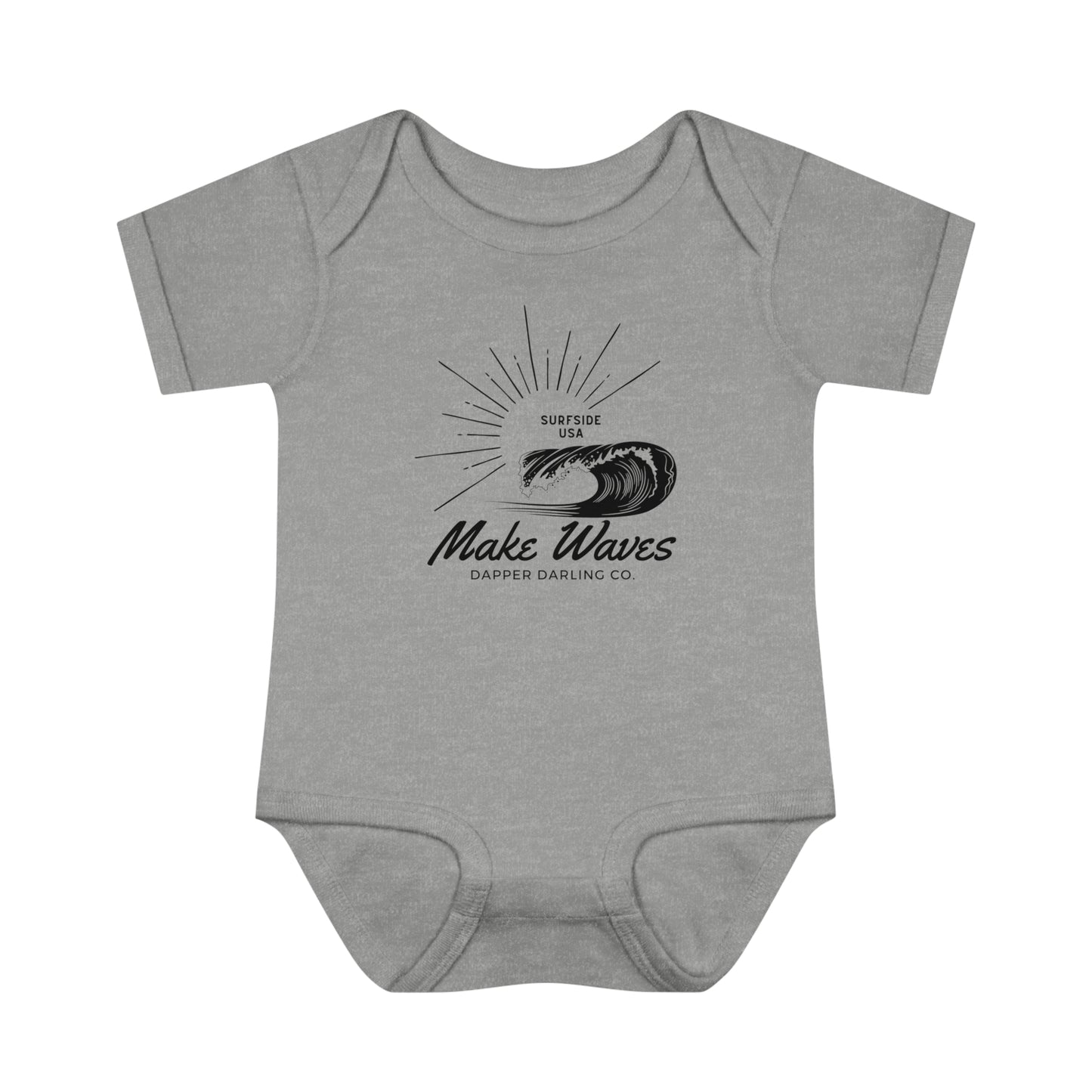 Make Waves Baby Bodysuit