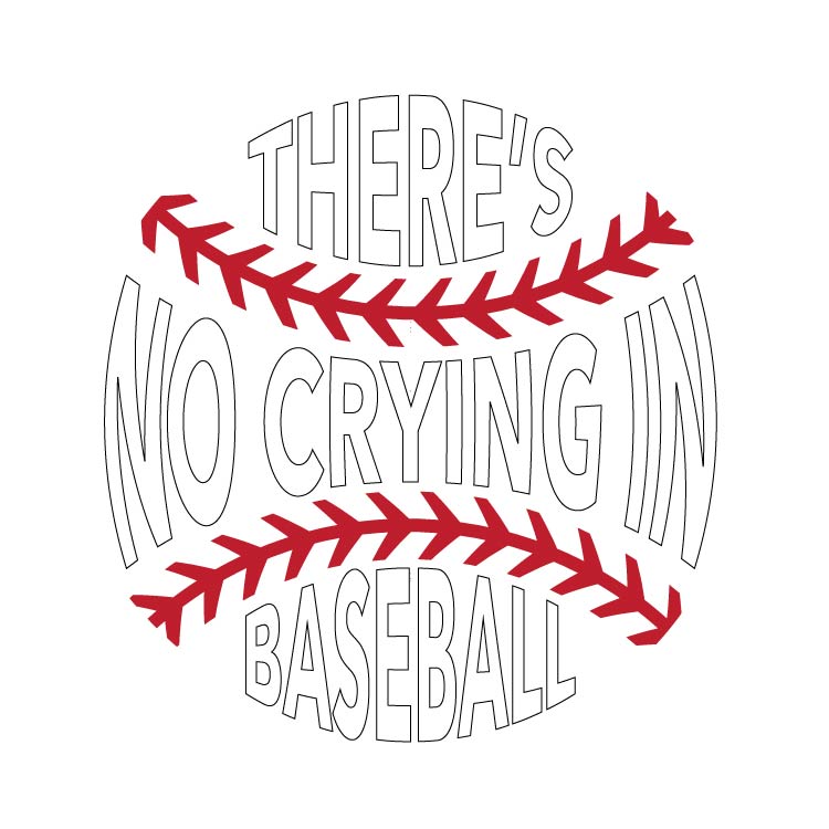 No Crying in Baseball Youth Tee