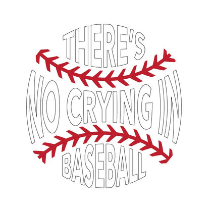 No Crying in Baseball Youth Tee